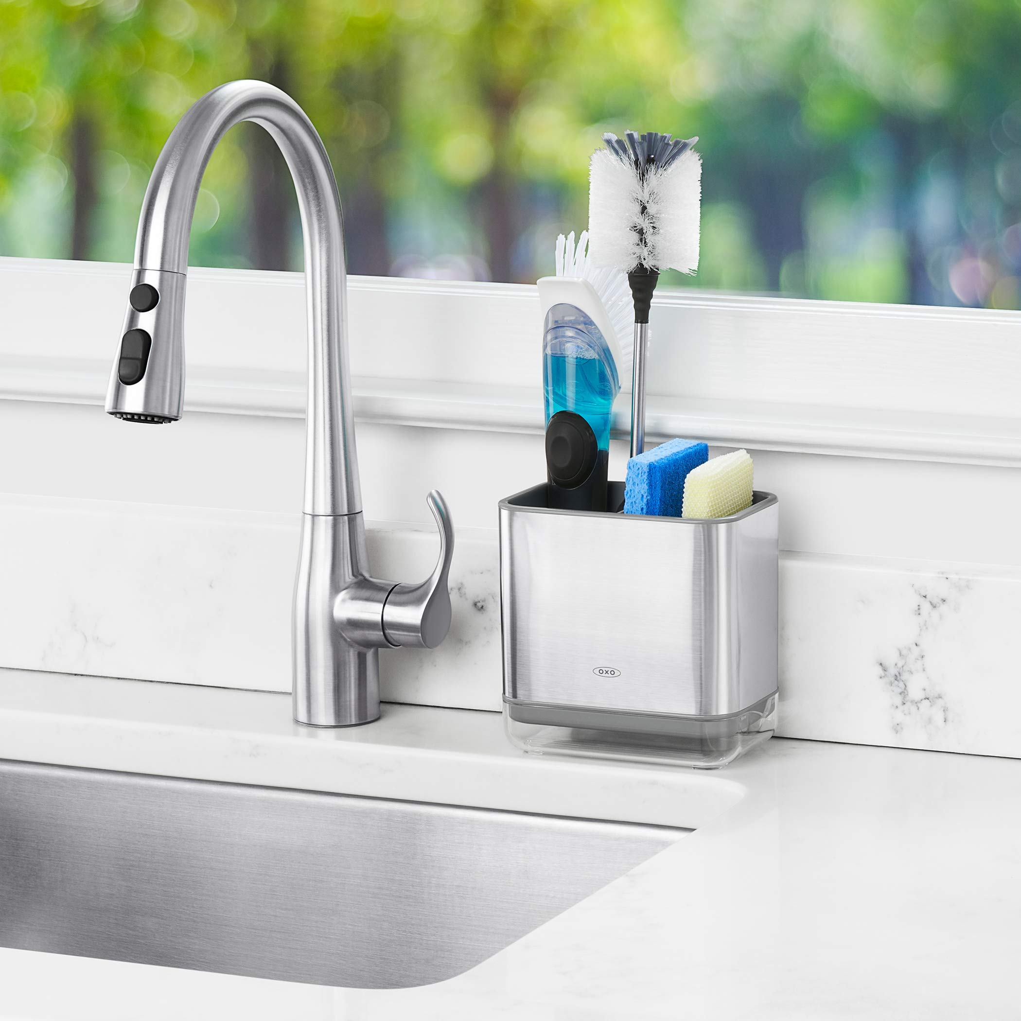 Foto 8 pulgar | Sinkware Caddy Oxo, Acero Inoxidable, Buenas Empuñaduras - Venta Internacional.