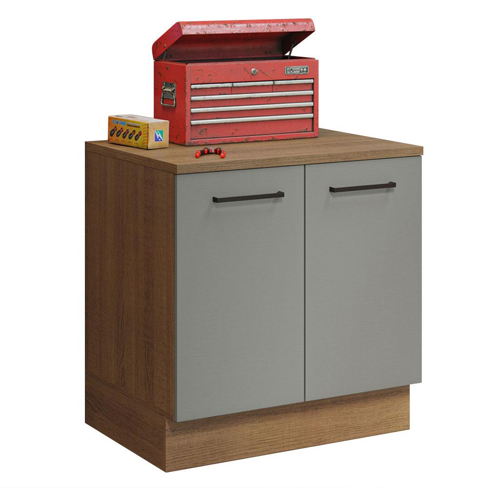 Foto 2 pulgar | Gabinete Bajo Multiuso Madesa Agata 80cm 2 Puertas Mg