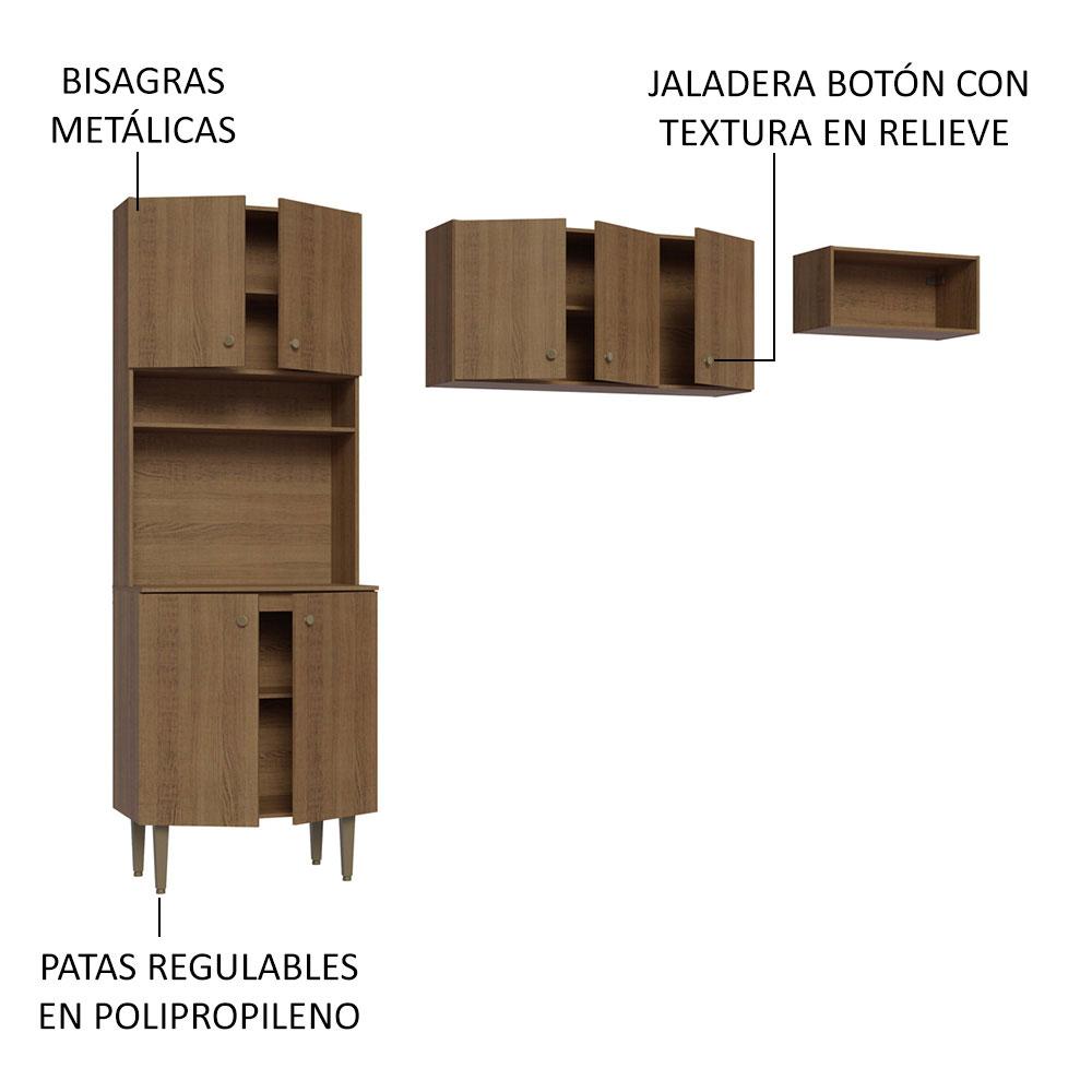 Foto 5 pulgar | Mueble Kit Para Área De Lavado Elegante Gourmet 235cm Mm