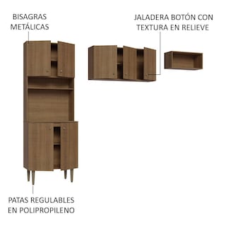 Foto 4 | Mueble Kit Para Área De Lavado Elegante Gourmet 235cm Mm