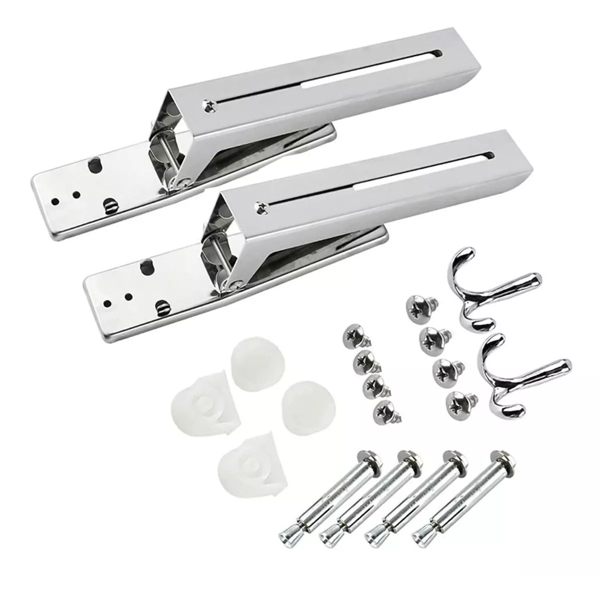 Foto 5 | Soportes Plegables De Acero Inoxidable Lab.g Para Microondas 2 Pz Plata