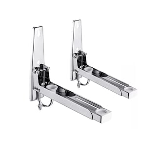 Foto 1 | Soportes Plegables De Acero Inoxidable Para Microondas 2 Pz Belug, Plata