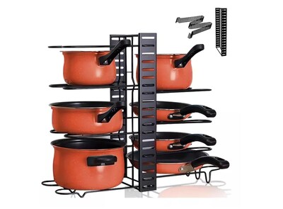 Foto 1 | 8 Xtellar Estante Organizador Para Ollas Y Sartenes