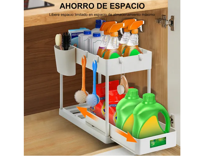 Foto 4 pulgar | Organizador para Utensilios Xtellar Blanco