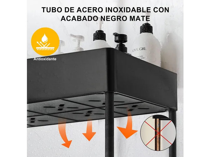Foto 5 pulgar | Organizador para Utensilios Xtellar Negro