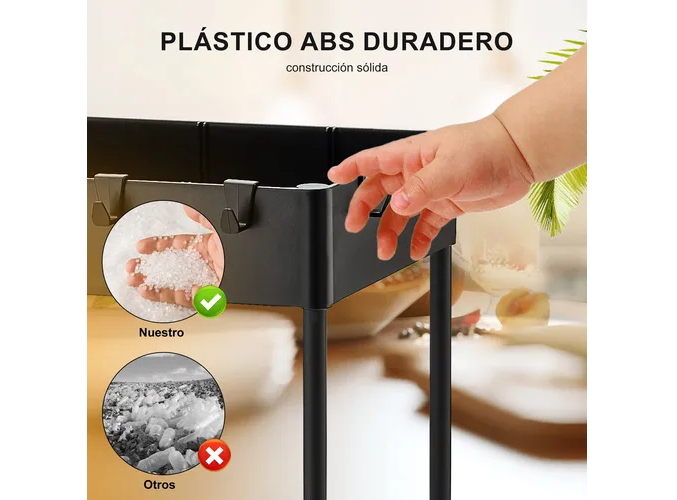 Foto 6 pulgar | Organizador para Utensilios Xtellar Negro