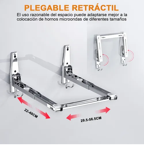 Foto 3 pulgar | Soporte Xtellar De Gabinete Reforzado Con Base Para Horno Microondas