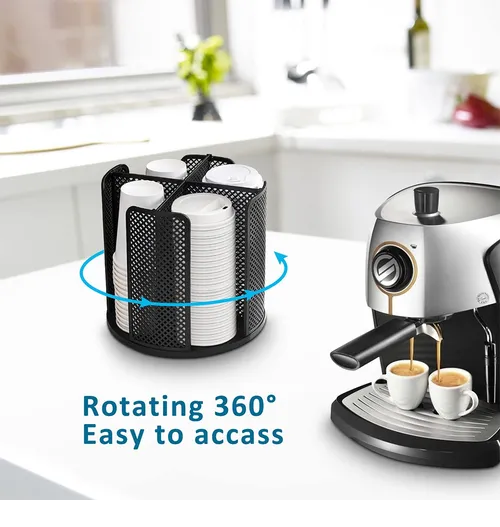 Foto 4 pulgar | Organizador Xtellar De Vasos Con 4 Compartimentos Para Cafetería
