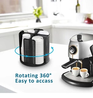 Foto 3 | Organizador Xtellar De Vasos Con 4 Compartimentos Para Cafetería