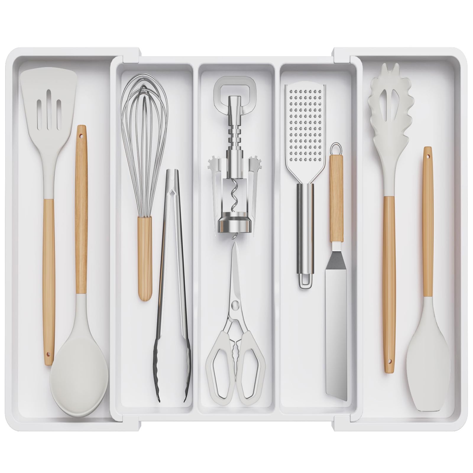 Foto 2 pulgar | Organizador De Utensilios Lifewit Para Cajones De Cocina, Blanco - Venta Internacional.