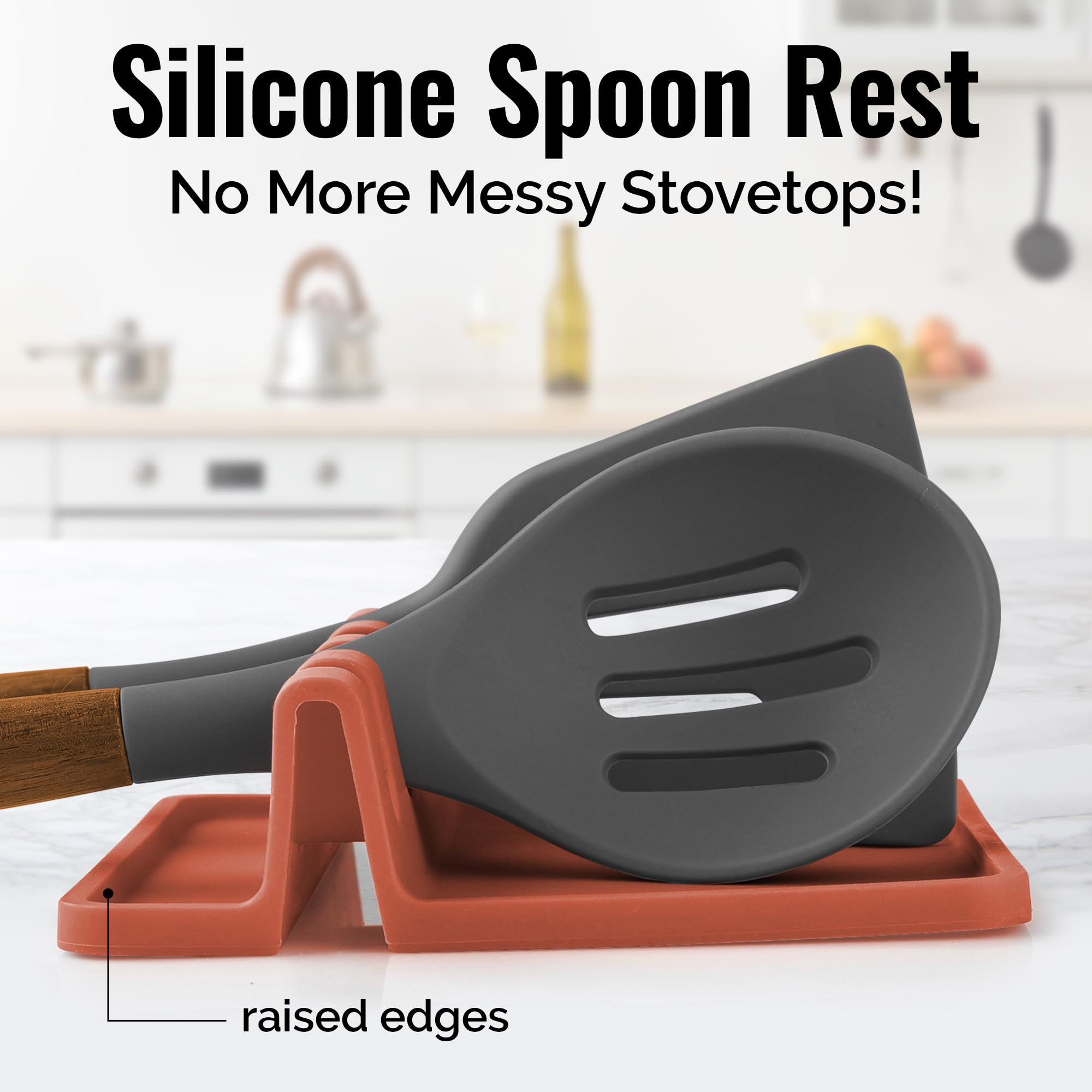 Foto 3 pulgar | Almohadilla De Silicona Para Utensilios De Cocina Zulay, Libre De Bpa, Sin Bpa, Canyon - Venta Internacional.