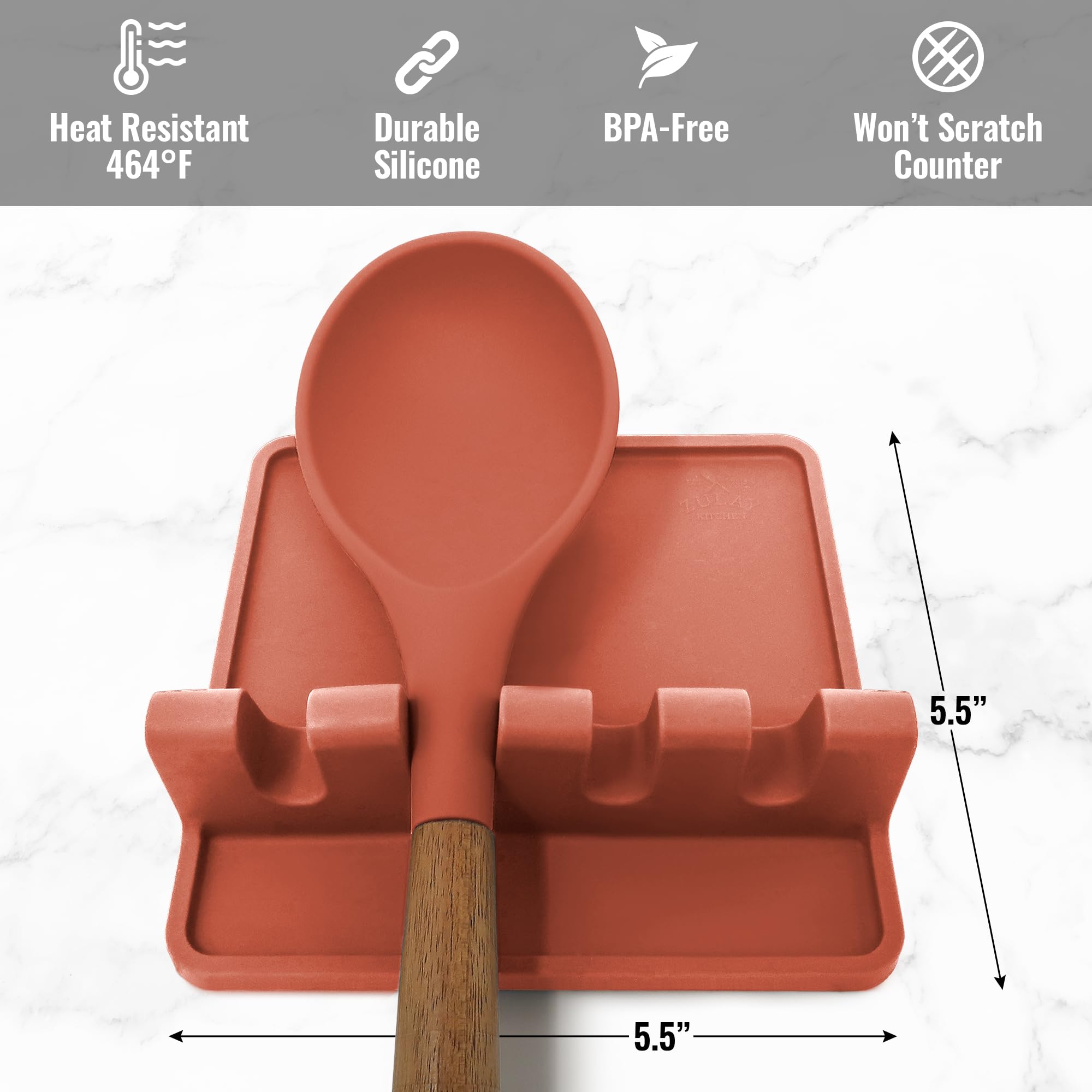Foto 5 | Almohadilla De Silicona Para Utensilios De Cocina Zulay, Libre De Bpa, Sin Bpa, Canyon - Venta Internacional.