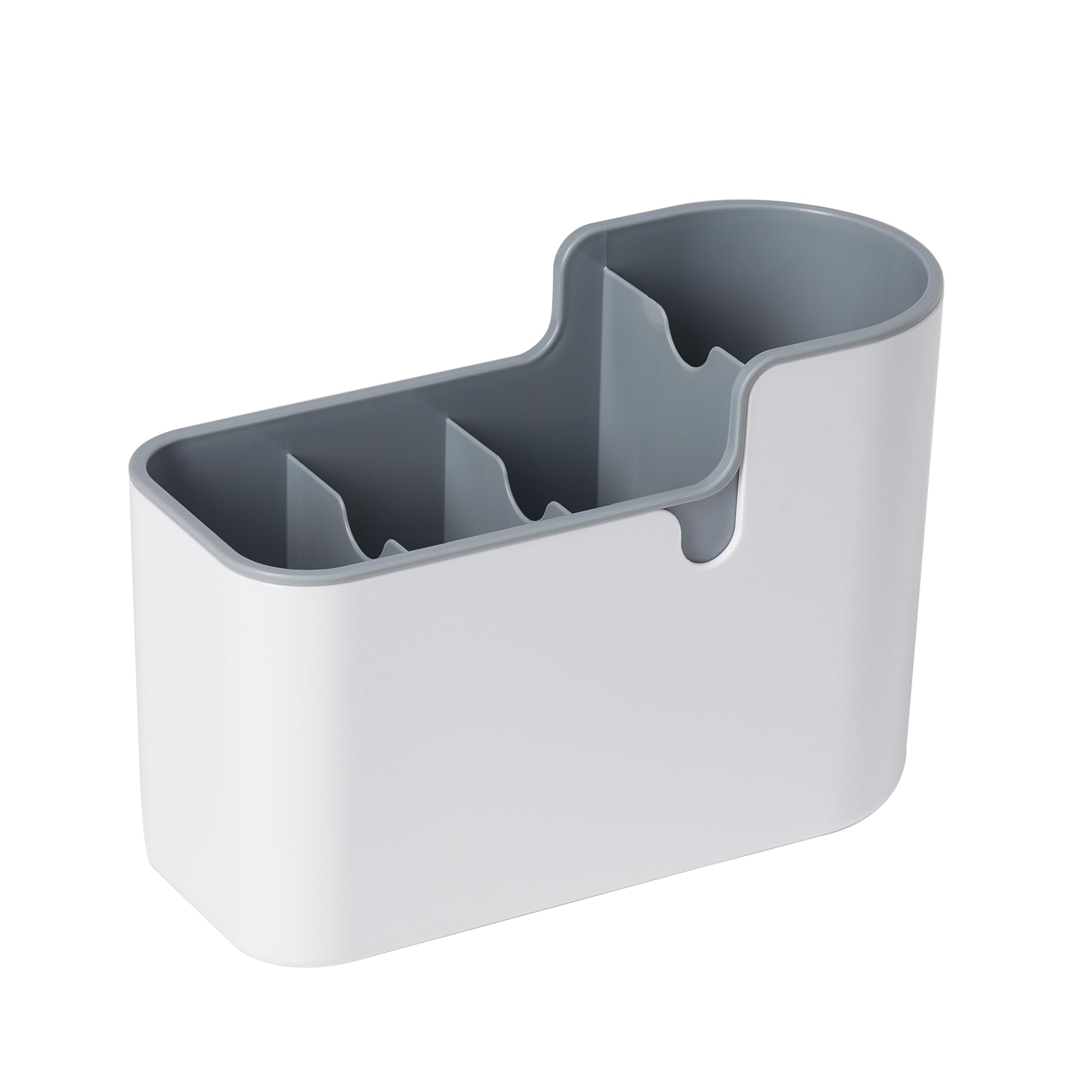 Foto 4 pulgar | Organizador De Utensilios De Pared Y Encimera Amazon Basics, Blanco/gris - Venta Internacional.