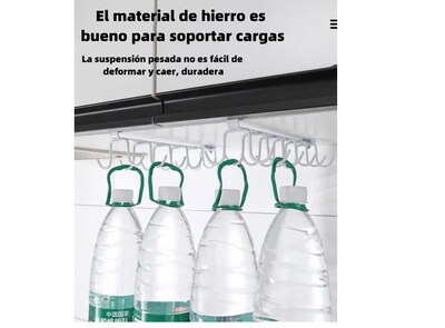Foto 4 | Xtellar Set De 4 Packs Organizador Multifuncional Para Cocina Y Armario