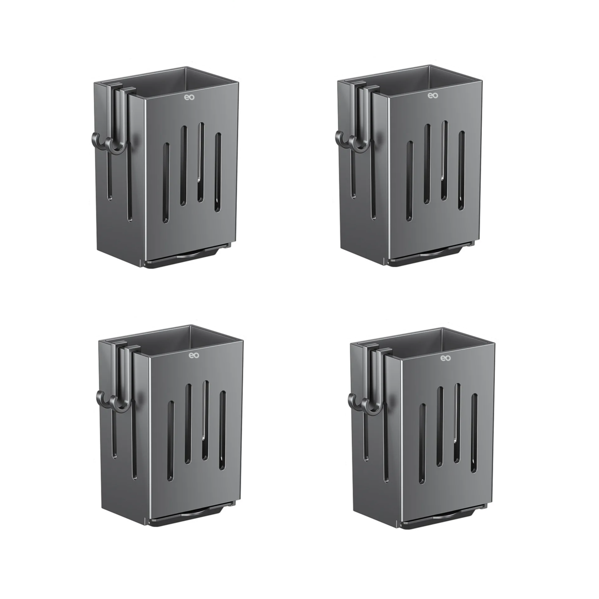 Foto 1 | Soporte Para Utensilios Cocina 4pcs Eo Safe Imports Esi-20632 Gris