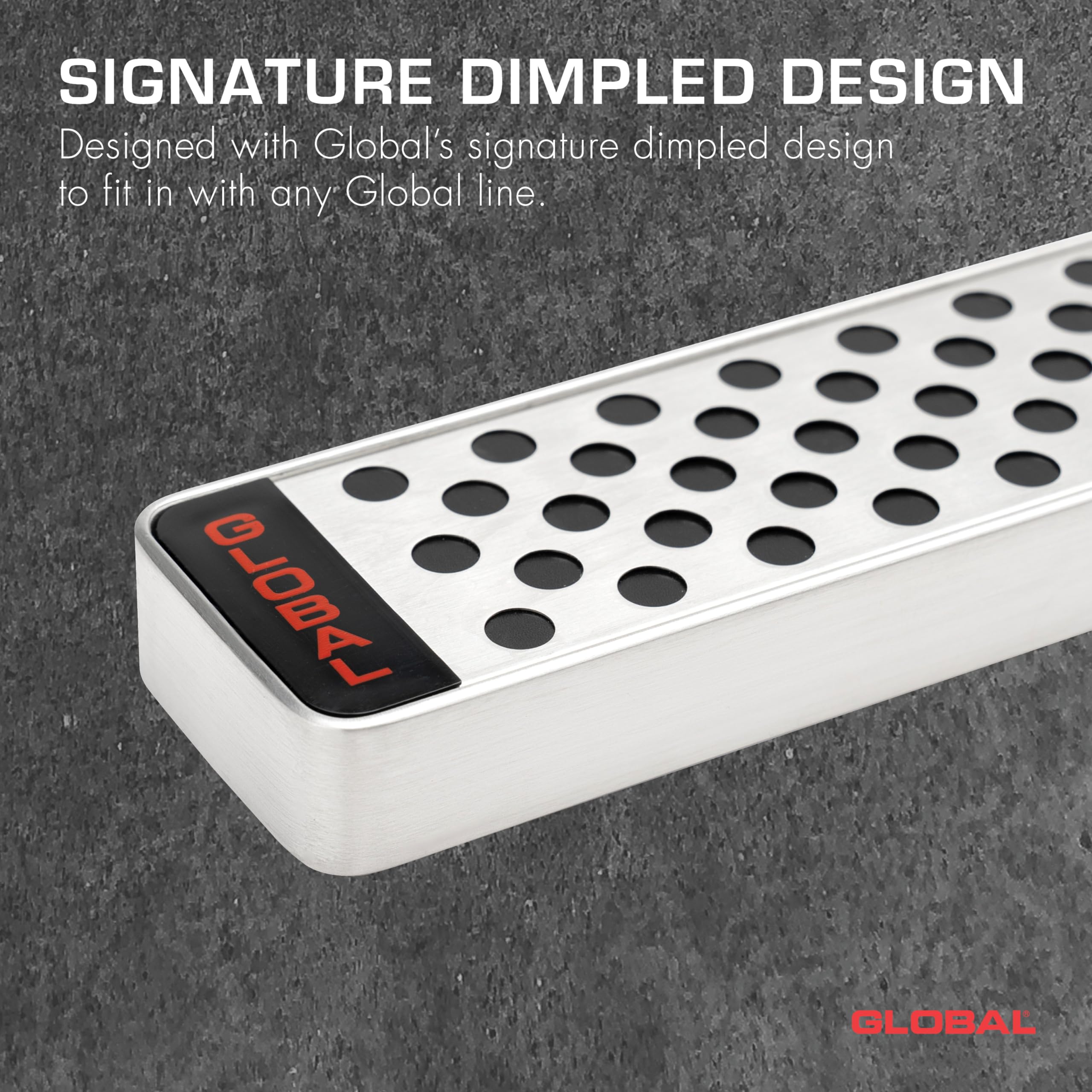 Foto 3 pulgar | Soporte Magnético De Pared Global G-42/41 De Acero Inoxidable De 40 Cm - Venta Internacional.