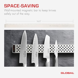 Foto 3 | Soporte Magnético De Pared Global G-42/41 De Acero Inoxidable De 40 Cm - Venta Internacional.