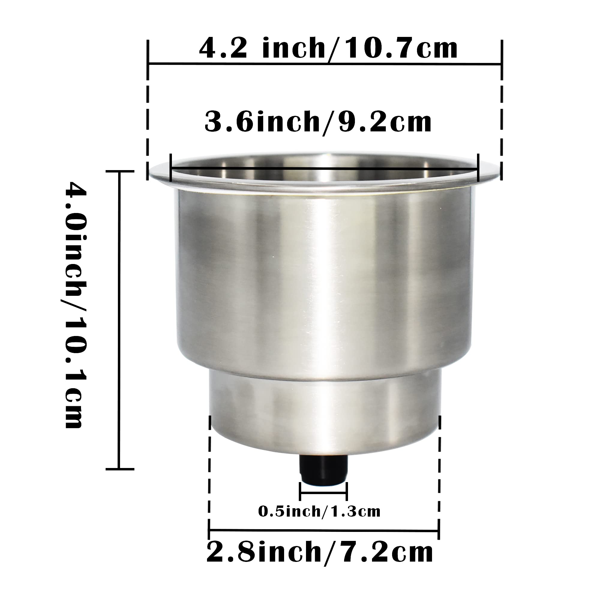 Foto 4 pulgar | Soporte Para Vasos Yuanhe De Acero Inoxidable Para Barcos Marinos Y Caravanas - Venta Internacional.