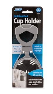 Foto 5 | Portavasos Camco Con Abrazadera Pequeña Montada Para Rieles De 3/4 A 1/4 Pulgadas - Venta Internacional.