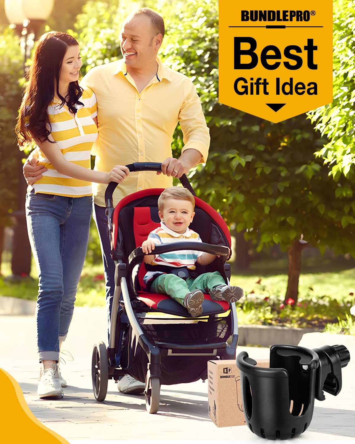 Foto 6 | Soporte Universal Para Cochecitos Y Bebidas Para Bicicletas, Color Negro - Venta Internacional.