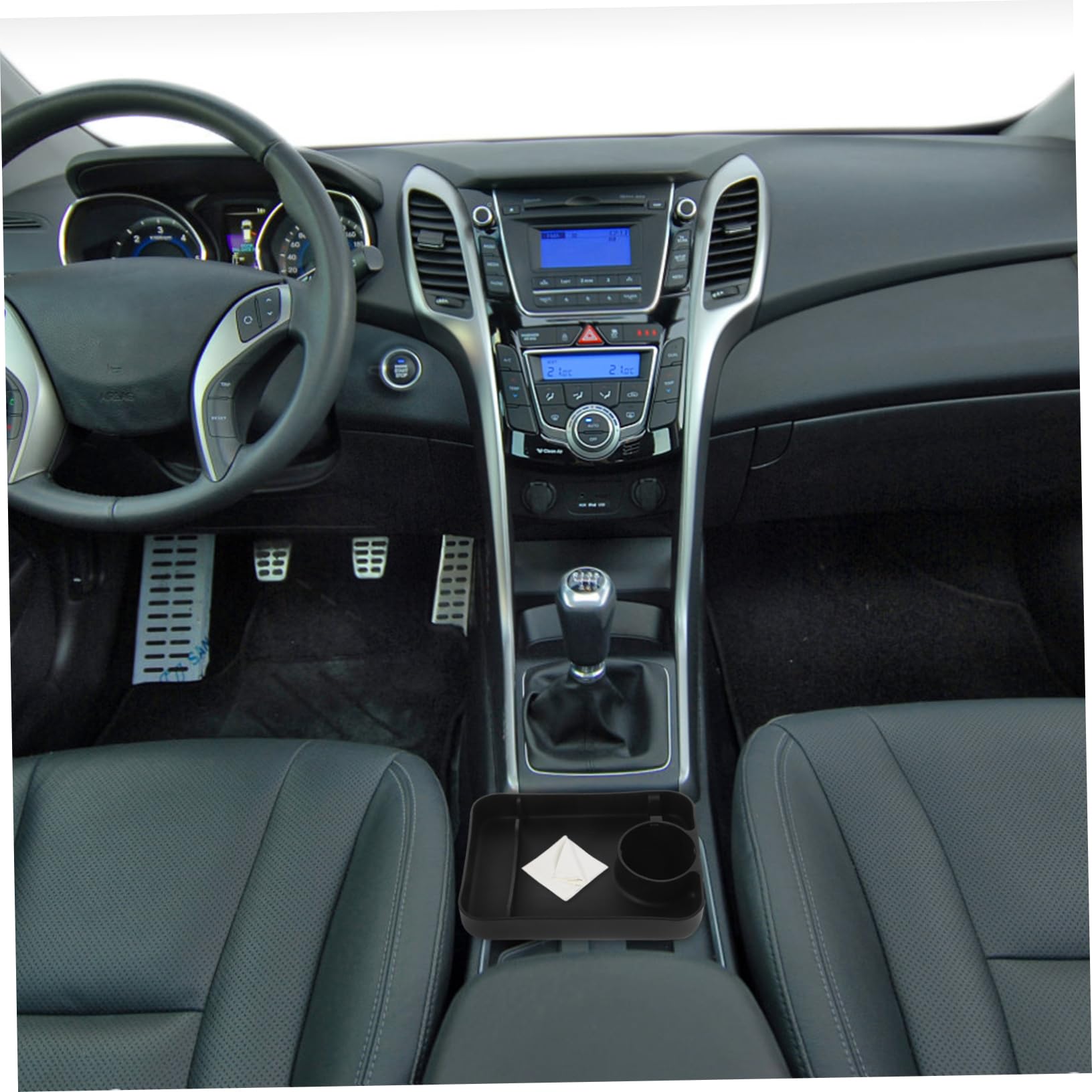 Foto 6 pulgar | Bandeja De Asiento De Coche Feltechelectr Para Viajes Y Cenas Con Portavasos - Venta Internacional.