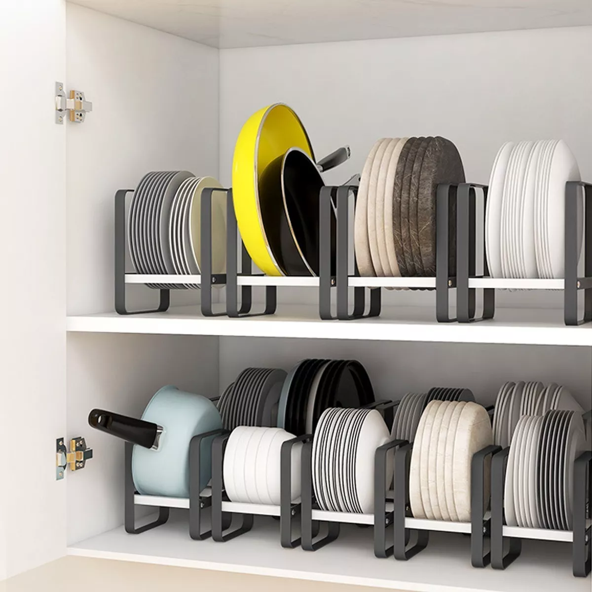 Foto 4 pulgar | Soporte Para Platos Multiusos De Cocina, Organizador De Platos Eo Safe Imports Esi-18341 Negro