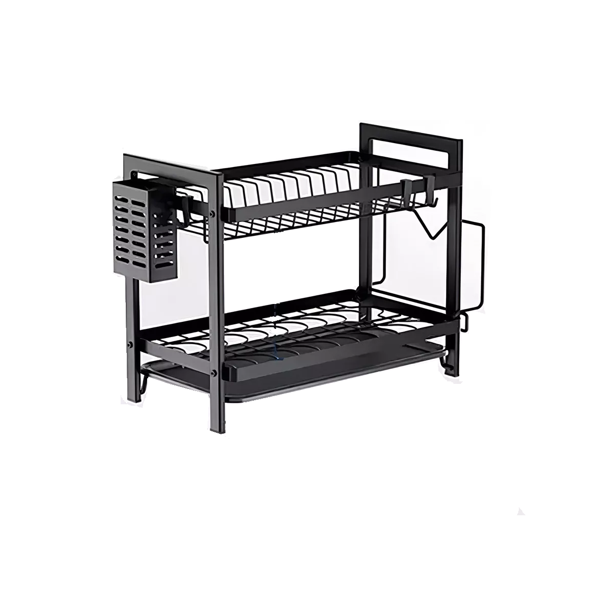 Escurridores De Trastes Organizacion Para Cocina 2 Niveles Eo Safe Imports Esi-18330 Negro