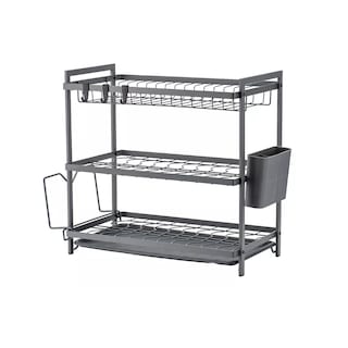 Foto 1 | Escurridor De Platos De 3 Niveles Con Bandejas De Extraíbles Eo Safe Imports Esi-18332 Gris