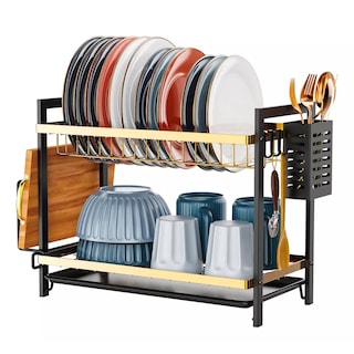Foto 1 | Escurridor De Platos De Acero Inoxidable De 2 Niveles Eo Safe Imports Esi-18339 Multicolor