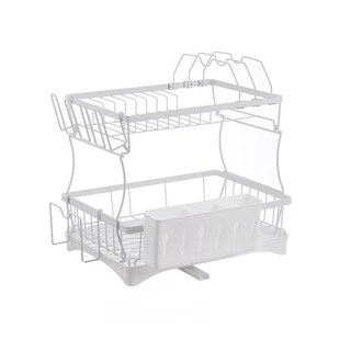 Foto 1 | Escurridor De Platos Acero Inoxidable Ajustable Drenaje 360° Eo Safe Imports Esi-18334 Blanco