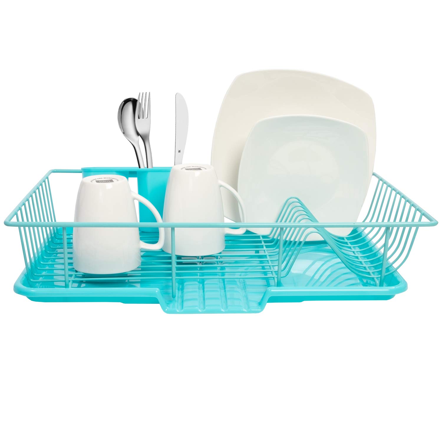 Foto 2 | Set De Escurridores Para Platos Sweet Home Collection, Color Turquesa - Venta Internacional.