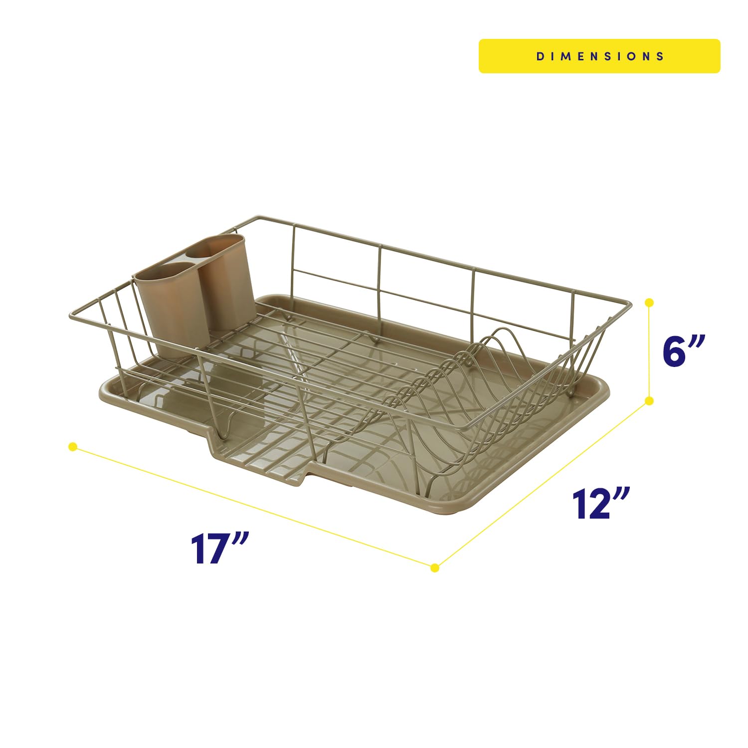 Foto 4 | Juego De Escurridores De Platos Sweet Home Collection Que Ahorra Espacio - Venta Internacional.