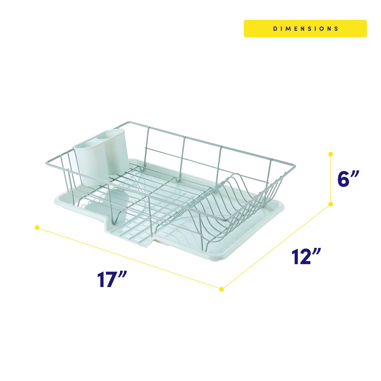 Foto 4 | Juego De Escurridores De Platos Sweet Home Collection Que Ahorra Espacio - Venta Internacional.