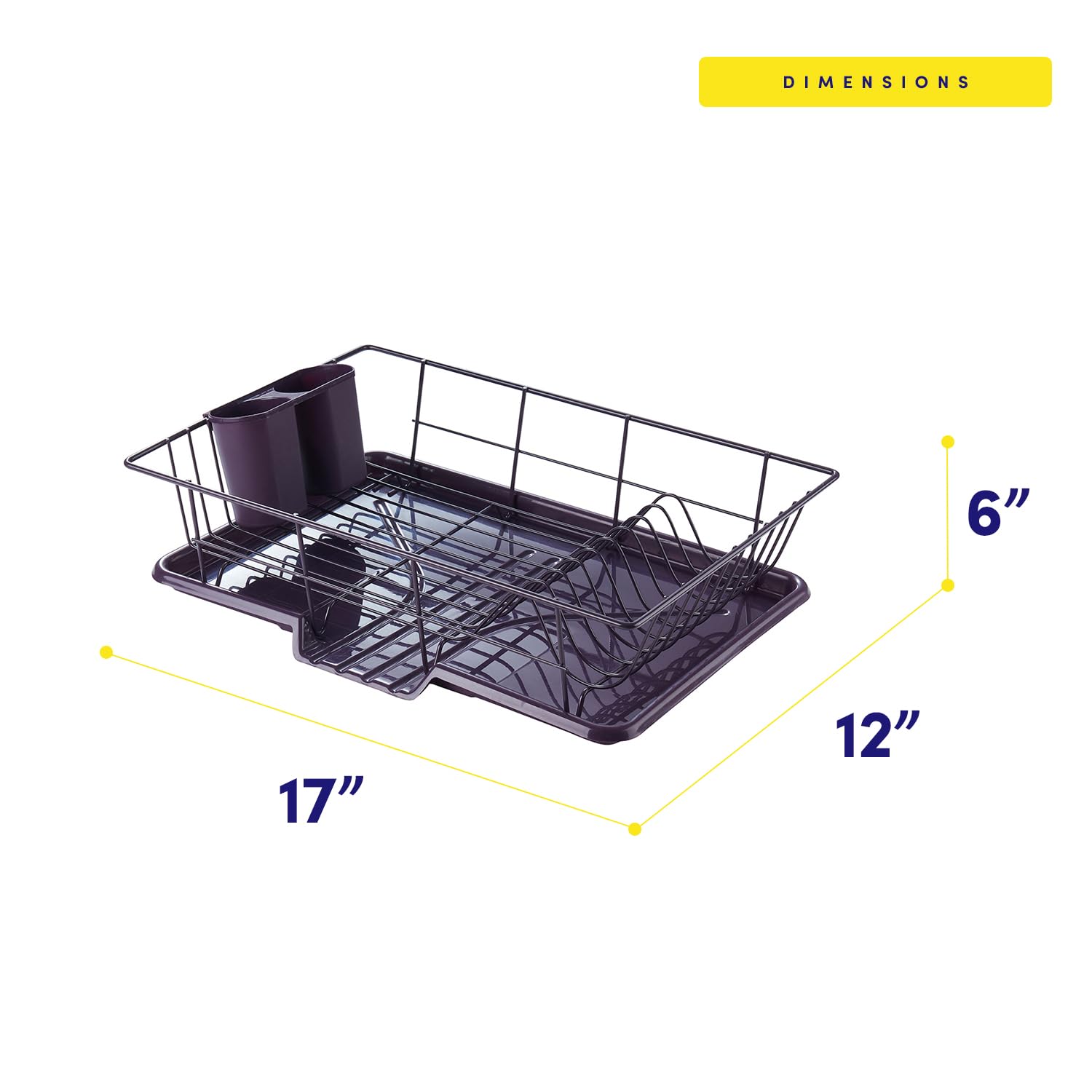 Foto 5 pulgar | Juego De Escurridores De Platos Sweet Home Collection Que Ahorra Espacio - Venta Internacional.