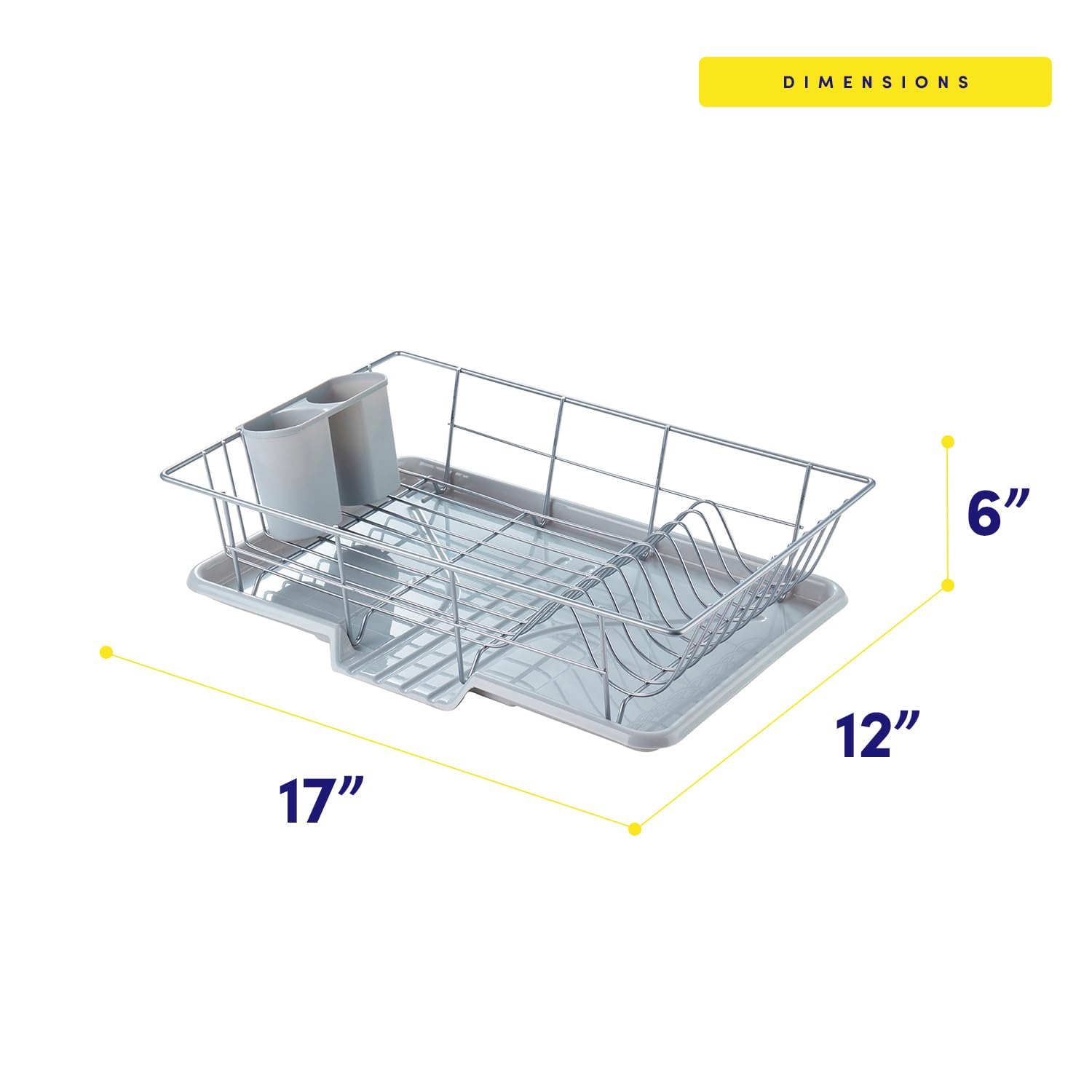 Foto 4 | Juego De Escurridores De Platos Sweet Home Collection Que Ahorra Espacio - Venta Internacional.