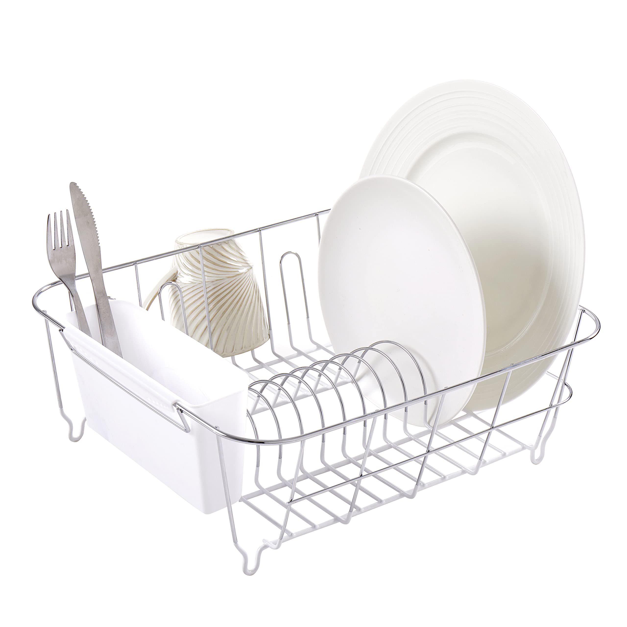 Set De Tendederos Para Secar Platos Sweet Home Collection, Color Blanco (paquete De 12) - Venta Internacional.