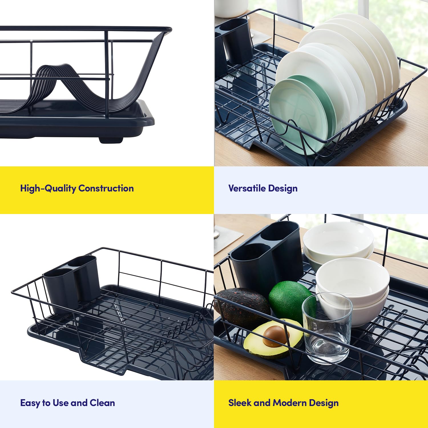 Foto 6 | Juego De Escurridores De Platos Sweet Home Collection Que Ahorra Espacio - Venta Internacional.