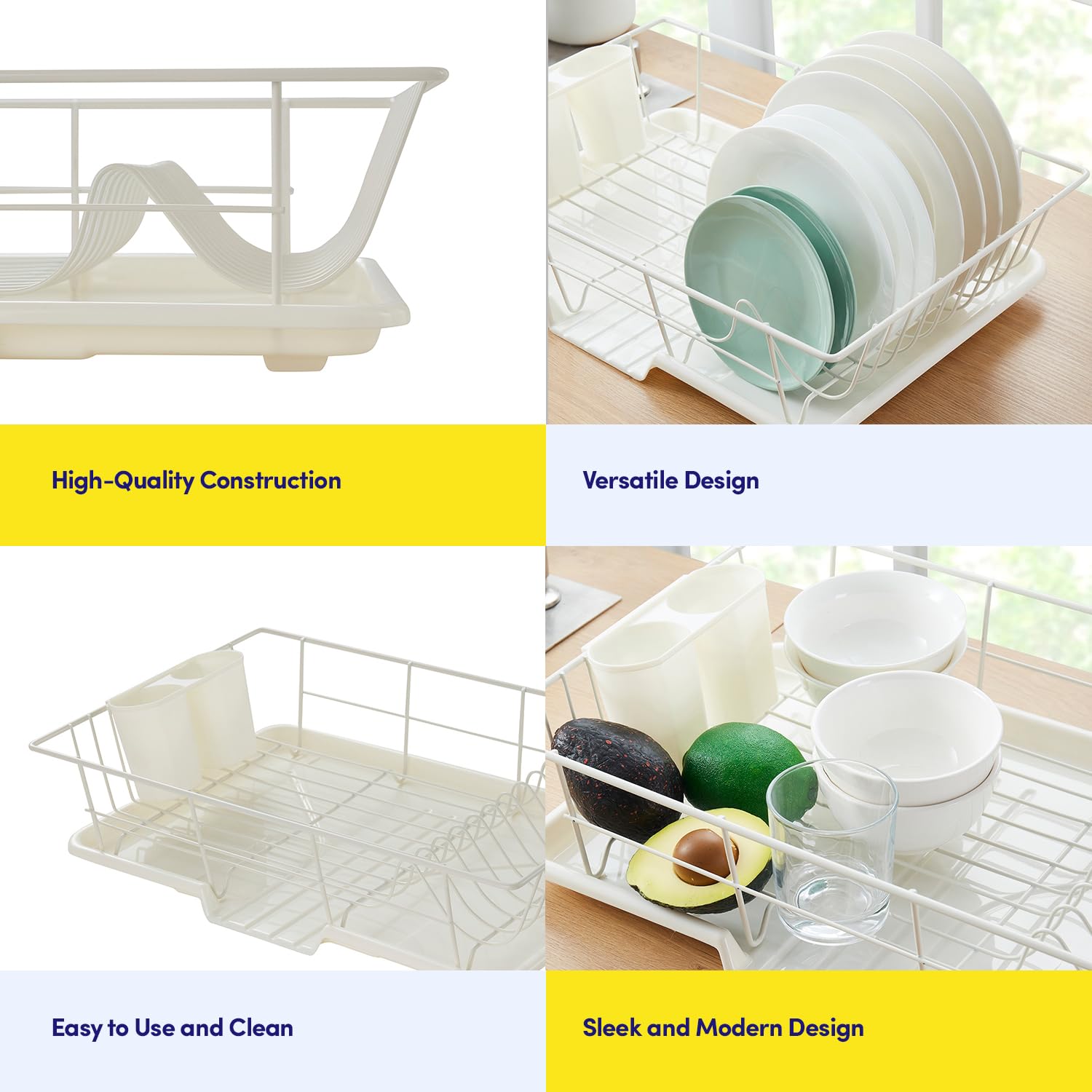 Foto 6 | Juego De Escurridores De Platos Sweet Home Collection Que Ahorra Espacio - Venta Internacional.