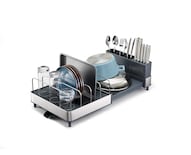 Estante Para Secar Platos Joseph Joseph Extend Max Steel, Acero Inoxidable - Venta Internacional.
