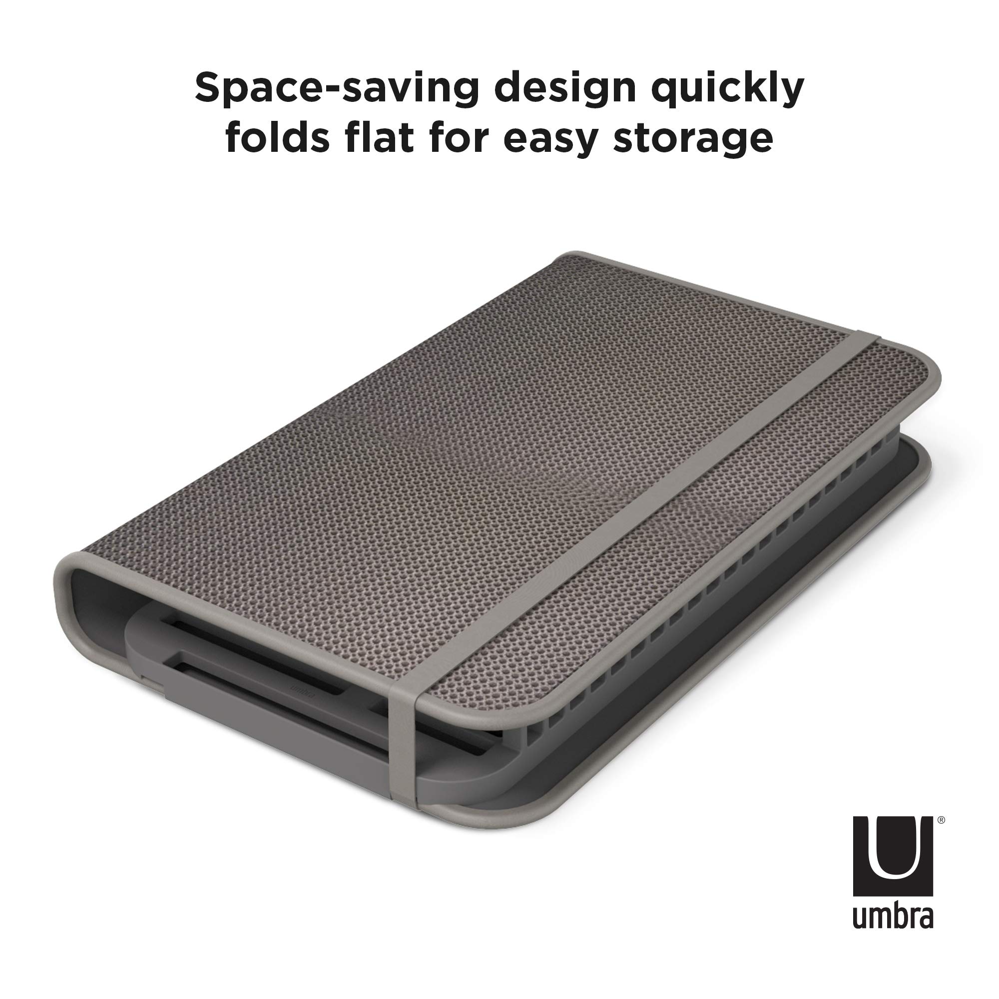 Foto 7 | Tendedero Umbra Udry Con Alfombrilla De Microfibra, Color Carbón - Venta Internacional.