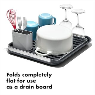 Foto 2 | Estante Para Secar Platos Oxo Good Grips De Aluminio De 2 Niveles Con Escurridor - Venta Internacional.
