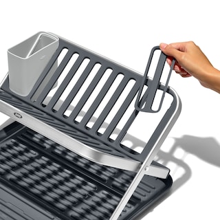Foto 7 | Estante Para Secar Platos Oxo Good Grips De Aluminio De 2 Niveles Con Escurridor - Venta Internacional.