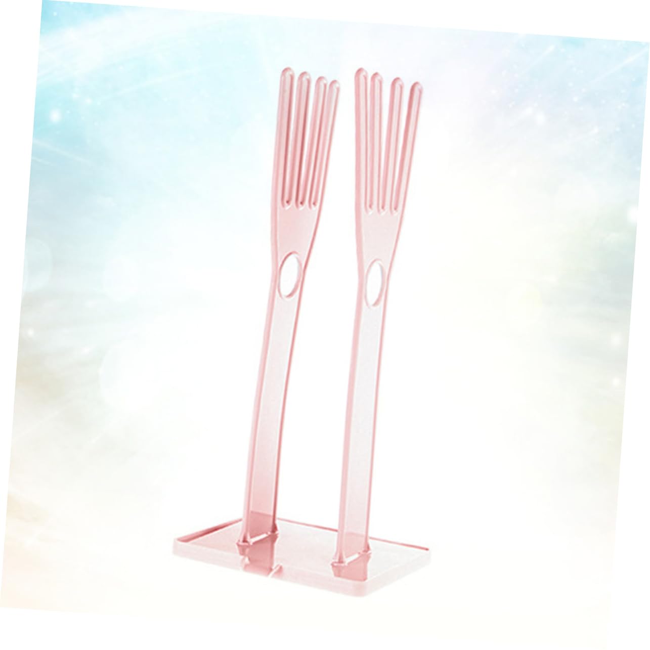 Foto 4 | Escurridor Para Guardar Guantes De Goma Y Paños De Cocina, Color Rosa - Venta Internacional.