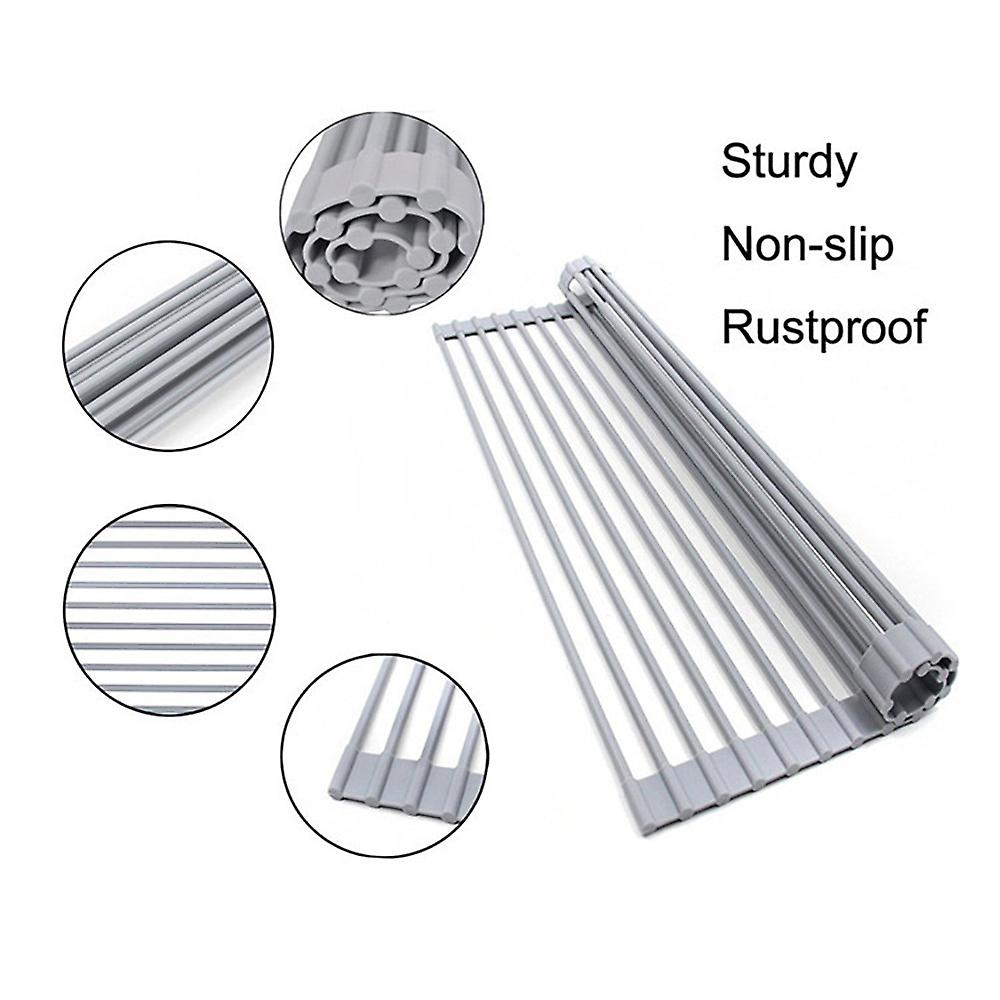 Foto 5 pulgar | Estante Plegable Para Secar Platos  Escurridor De Platos Enrollable - Venta Internacional.