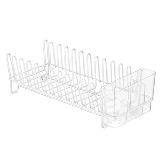 Foto 7 | Escurridor De Platos Mdesign Para Fregadero De Cocina Pequeño De Metal Y Plástico Color Blanco - Venta Internacional.