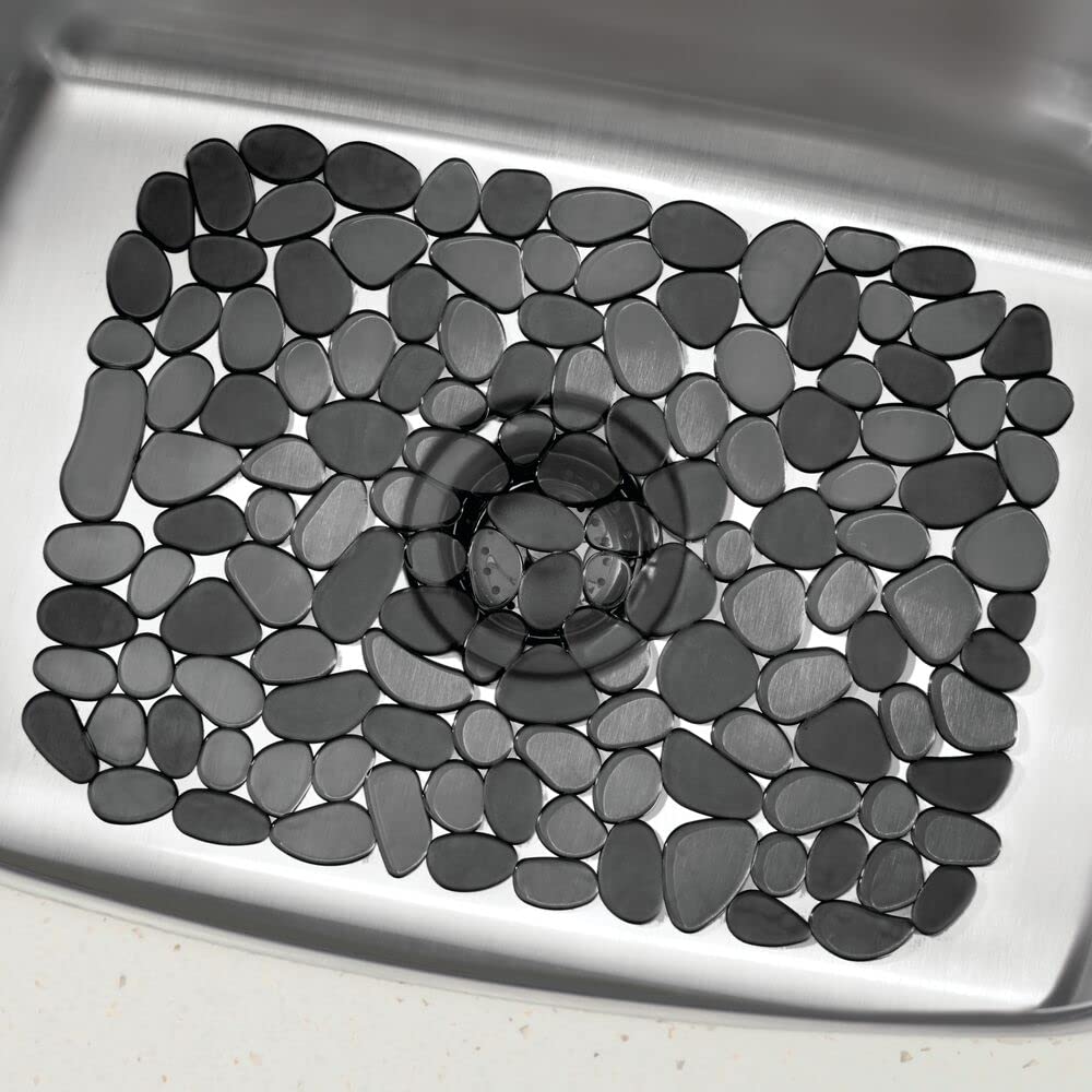 Foto 5 pulgar | Alfombrilla Para Secar Platos O Rejilla Para Fregadero De Cocina  Diseño En M  Ajustable  Negra - Venta Internacional.