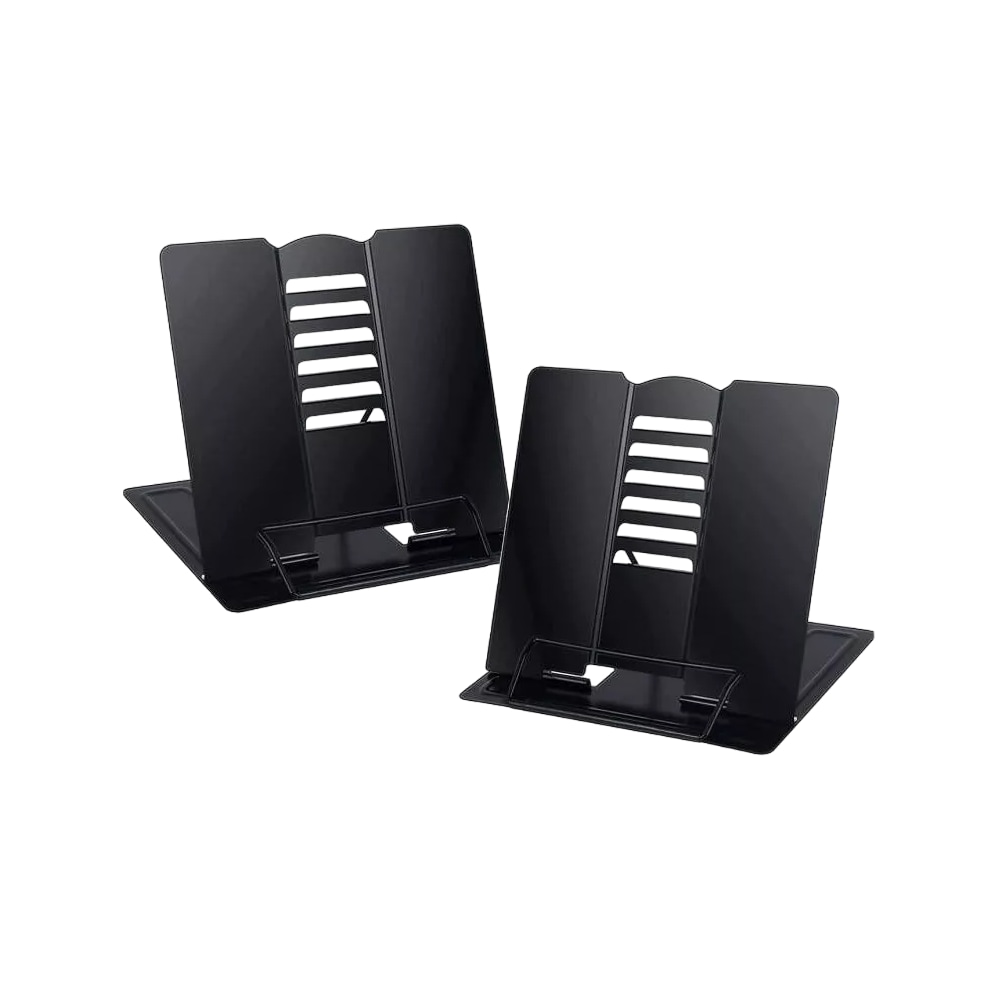 Soporte De Libro Para Atril Artesanal Biblia Recetario 2 Pcs, Negro $569