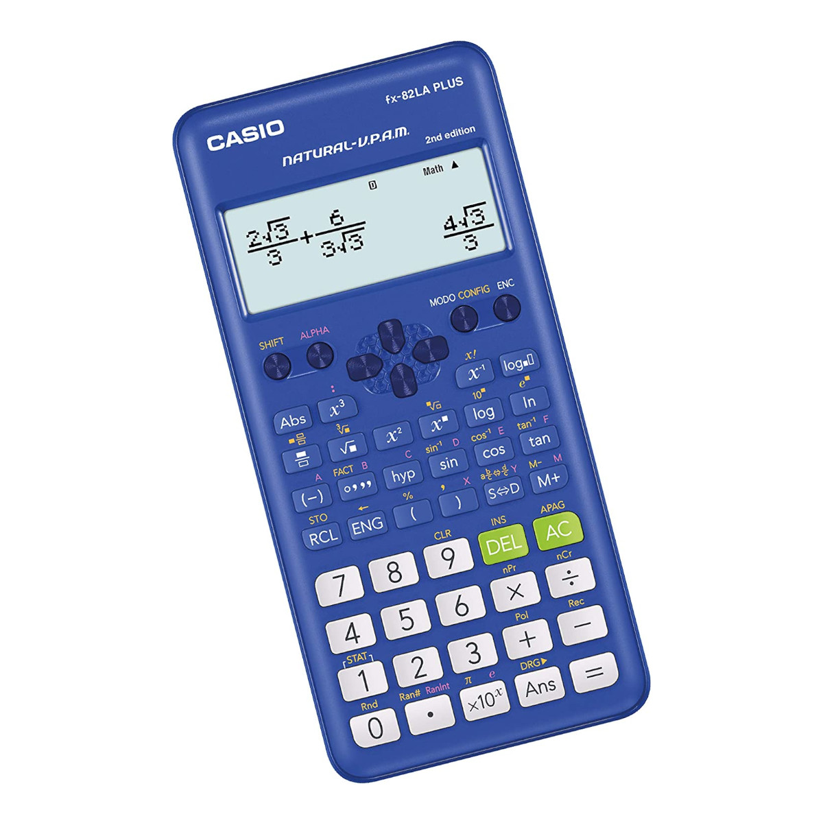 Foto 1 | Calculadora Científica Casio FX82LAPLUS2B color Azul 2da ED 252 Funciones
