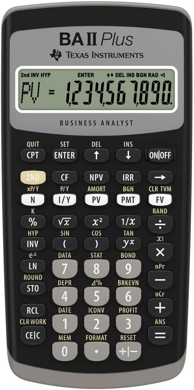 Foto 2 pulgar | Venta Internacional - Calculadora Financiera Texas Instruments Ba Ii Plus