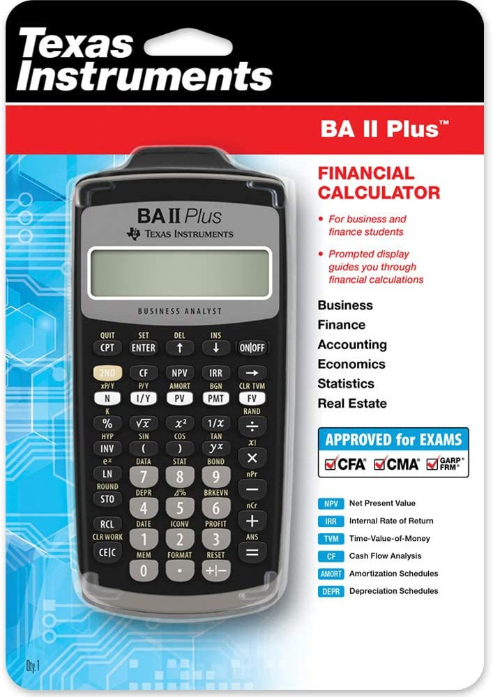 Foto 3 pulgar | Venta Internacional - Calculadora Financiera Texas Instruments Ba Ii Plus